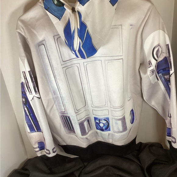 Star Wars R2-D2 Children Jacket in Blue and White Size MD - Picture 8 of 10